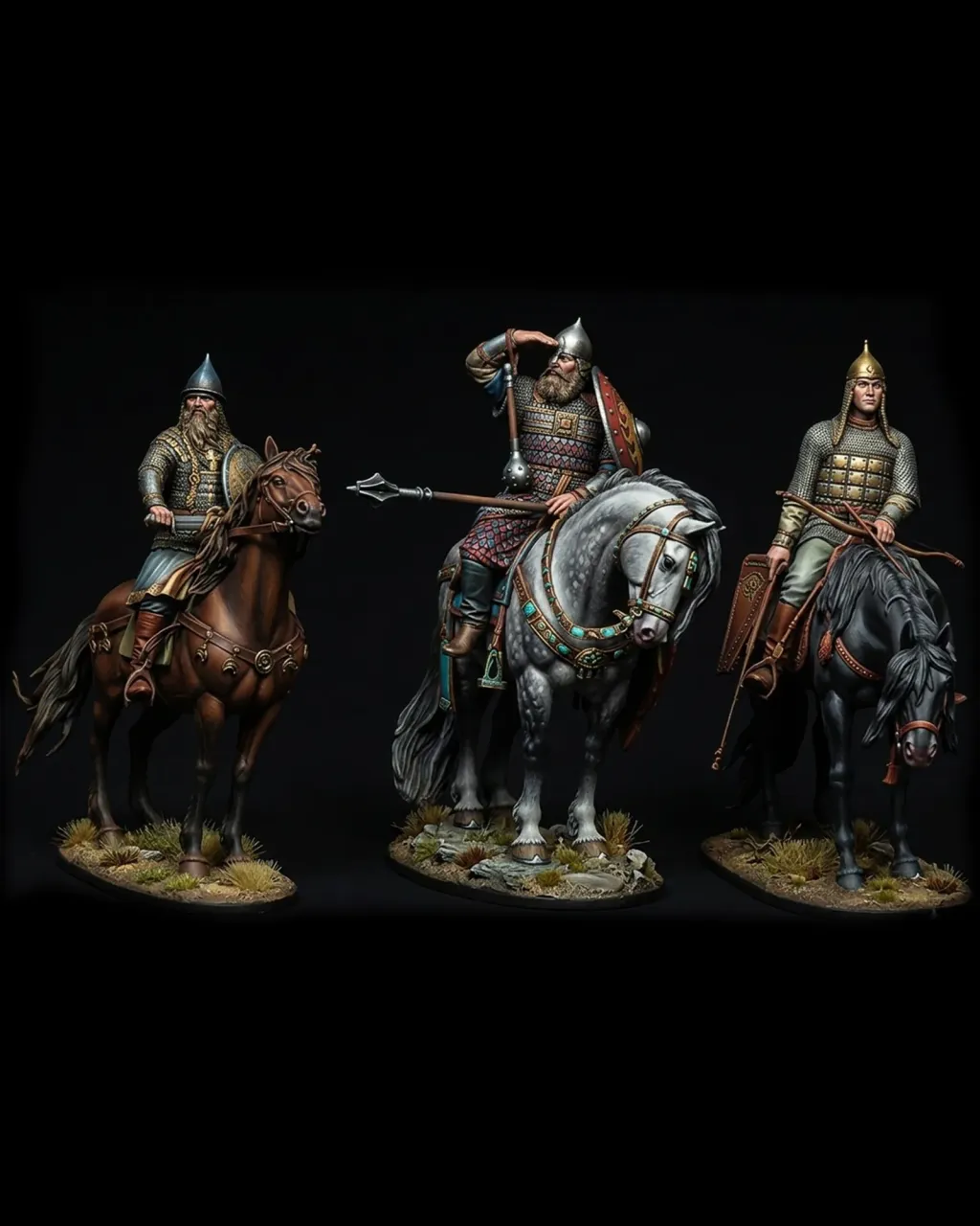 Bogatyri. Legendary russian warriors