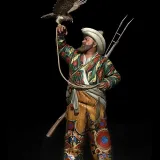 Hunter with falcon 1