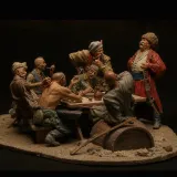 Cossacks writing a letter to the Turkish Sultan 1