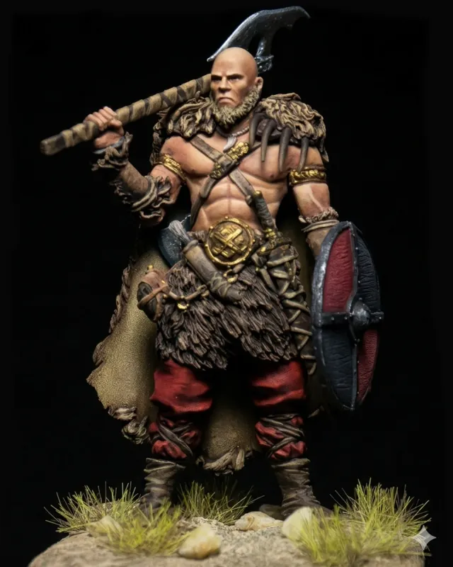Barbarian with ax