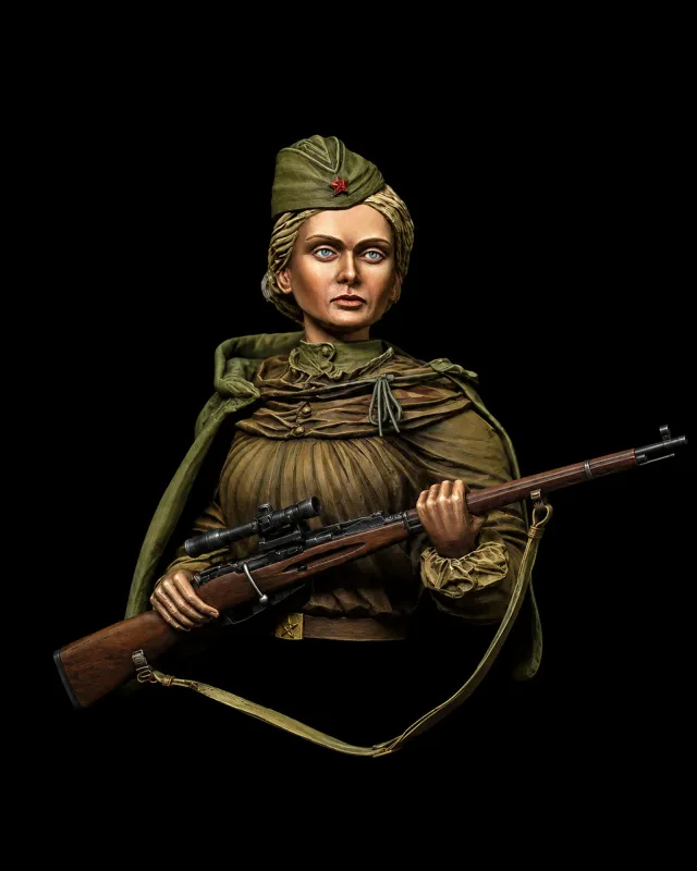 Soviet sniper "Mariya"